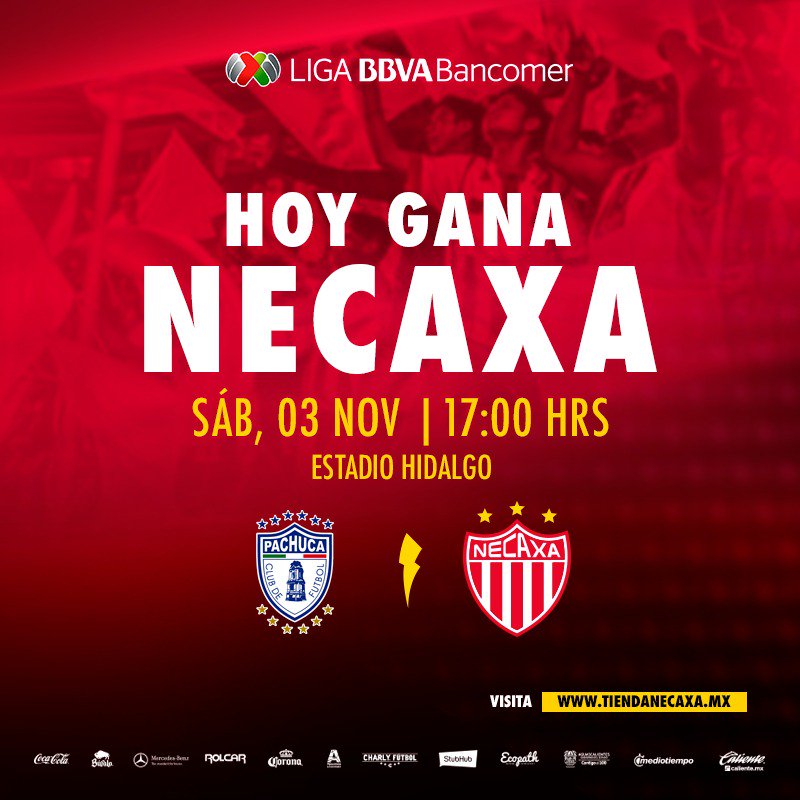 En vivo a que hora juega Pachuca vs Necaxa 2018 Liga MX