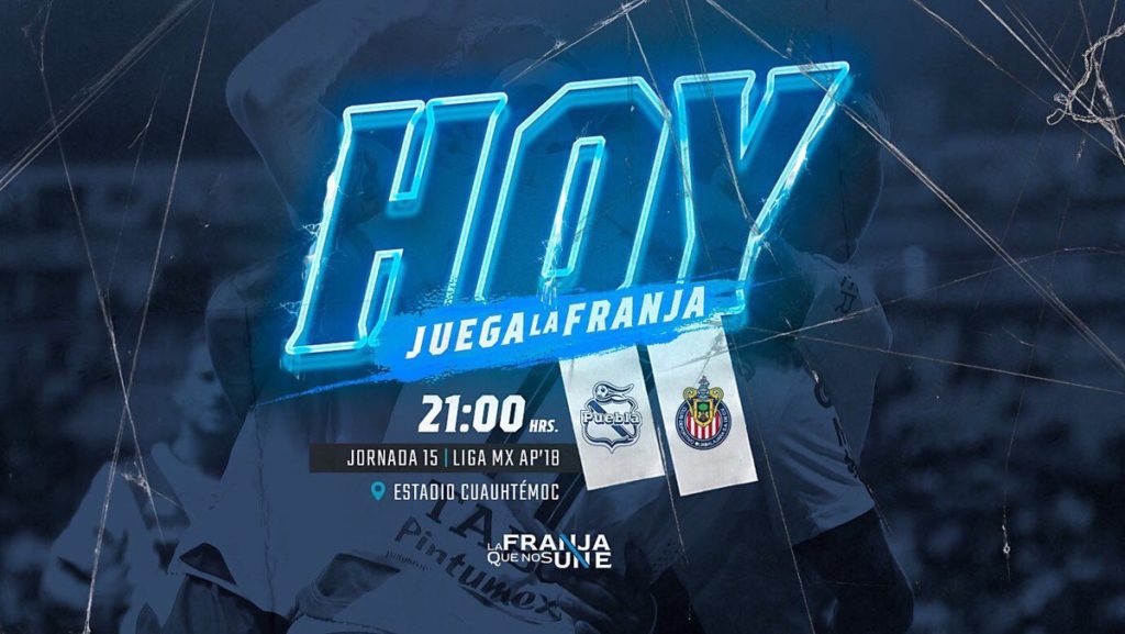En vivo en que canal juega Puebla vs Chivas 2018 Liga MX