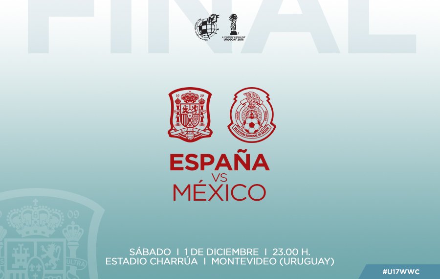 Final México vs España en Vivo Mundial Sub 17 2018